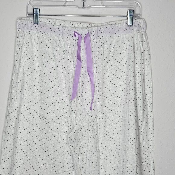 Keyocean Purple Polka Dot Long Pajama Set XXL NEW - Picture 6 of 9